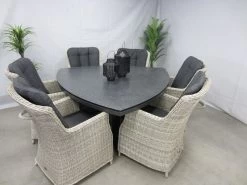 Te Velde Tuinmeubelen Tuinset Anna Xl Tuinstoel Met Mojito Driehoek Tuintafel