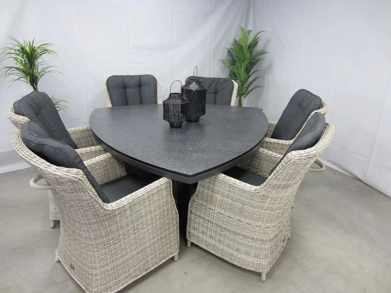 Te Velde Tuinmeubelen Tuinset Anna Xl Tuinstoel Met Mojito Driehoek Tuintafel