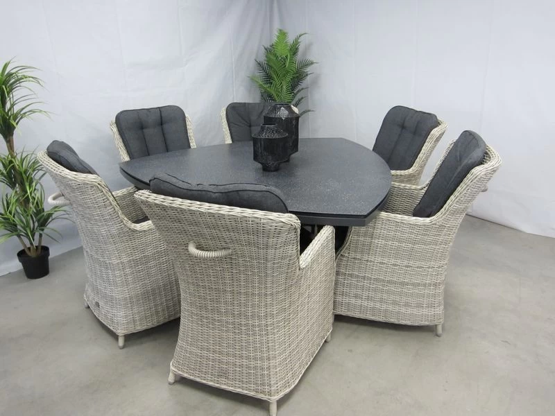 Te Velde Tuinmeubelen Tuinset Anna Xl Tuinstoel Met Mojito Driehoek Tuintafel - Image 4