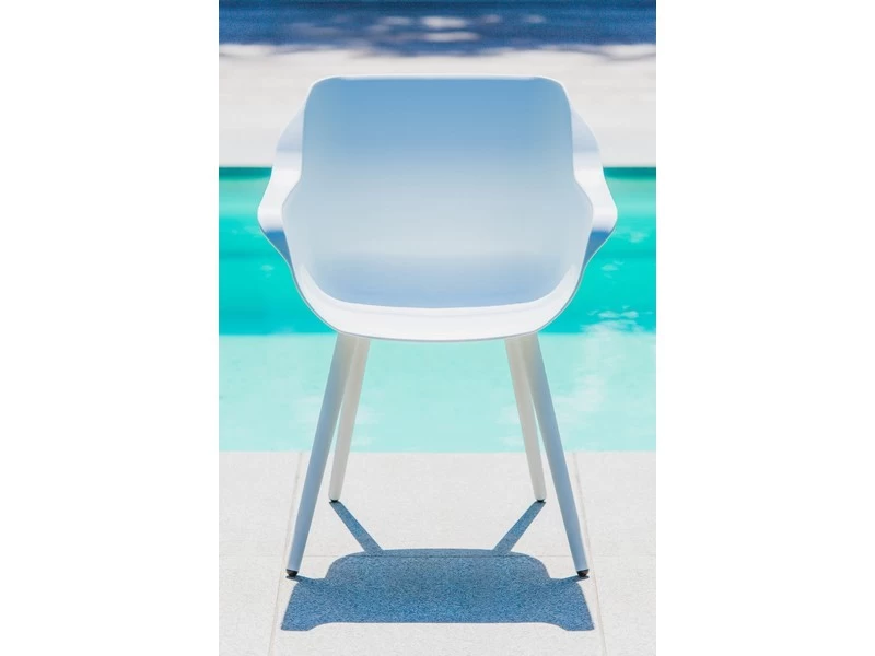 Hartman Tuinset Sophie Studio Wit Met Beach7 Old Teak Tafel 180 - Image 3