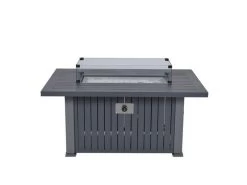 Cozy Living Tuinhaard Vuurtafel Albufeira Carbon Black/grijs