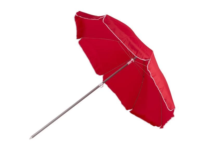 Bo-Camp Parasol Met Knikarm Ø 165 Cm Rood - Image 2
