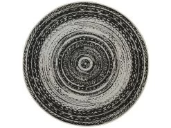 Garden Impressions Antique Carpet Buitenkleed Rond 160 Dark Grey