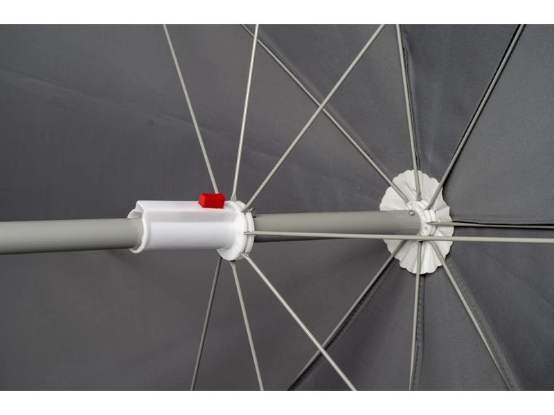 Bo-Camp Parasol Met Knikarm Ø 200 Cm Grijs - Image 6