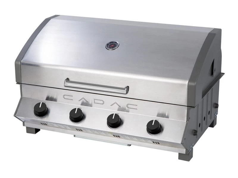 Cadac Inbouwbarbecue Meridian Built-in 4 Brander RVS