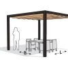 Nesling Aluminium Pergola Optiva Coolfit 319 X 319 Sand