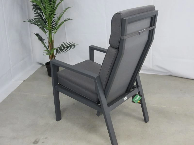 Te Velde Tuinmeubelen Palazzo Aluminium Tuinstoel Verstelbaar - Image 4