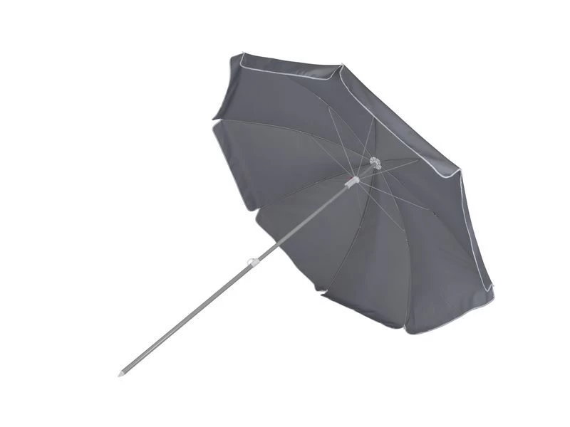 Bo-Camp Parasol Met Knikarm Ø 250 Cm Grijs - Image 2