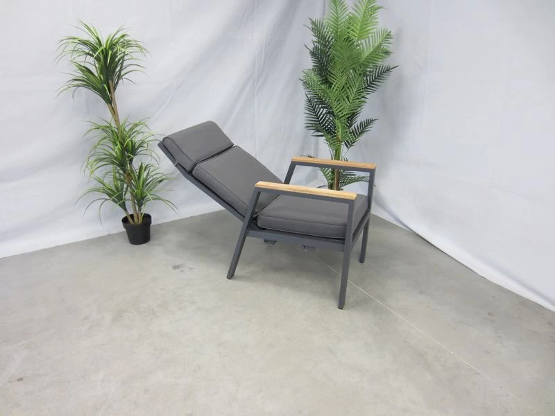 Te Velde Tuinmeubelen Palazzo Aluminium-teak Tuinstoel Verstelbaar - Image 3