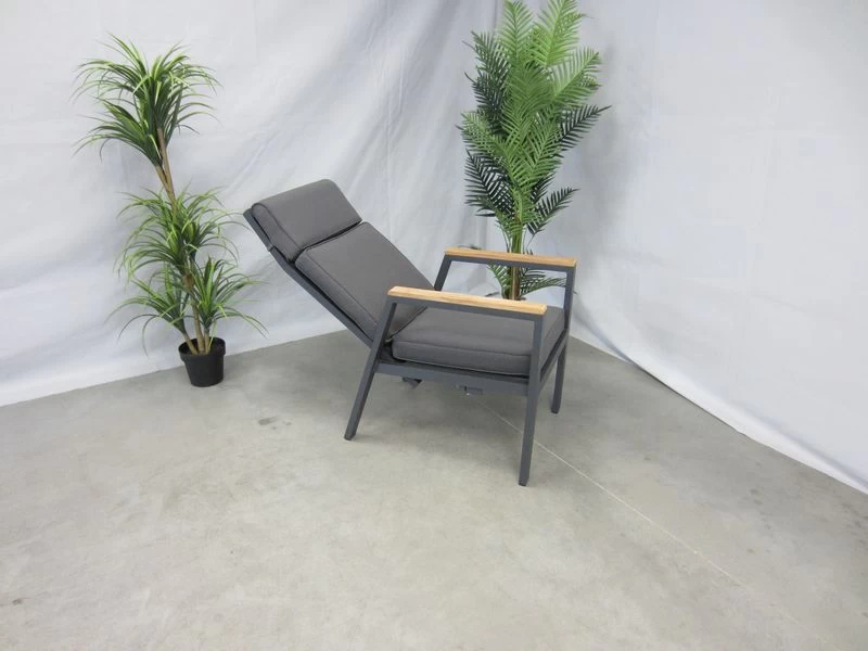 Te Velde Tuinmeubelen Palazzo Aluminium-teak Tuinstoel Verstelbaar - Image 4