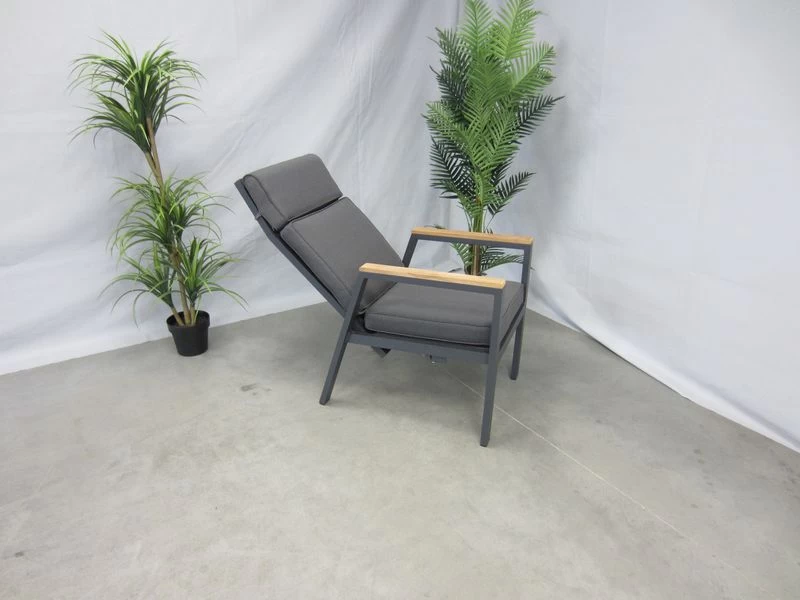 Te Velde Tuinmeubelen Palazzo Aluminium-teak Tuinstoel Verstelbaar - Image 5