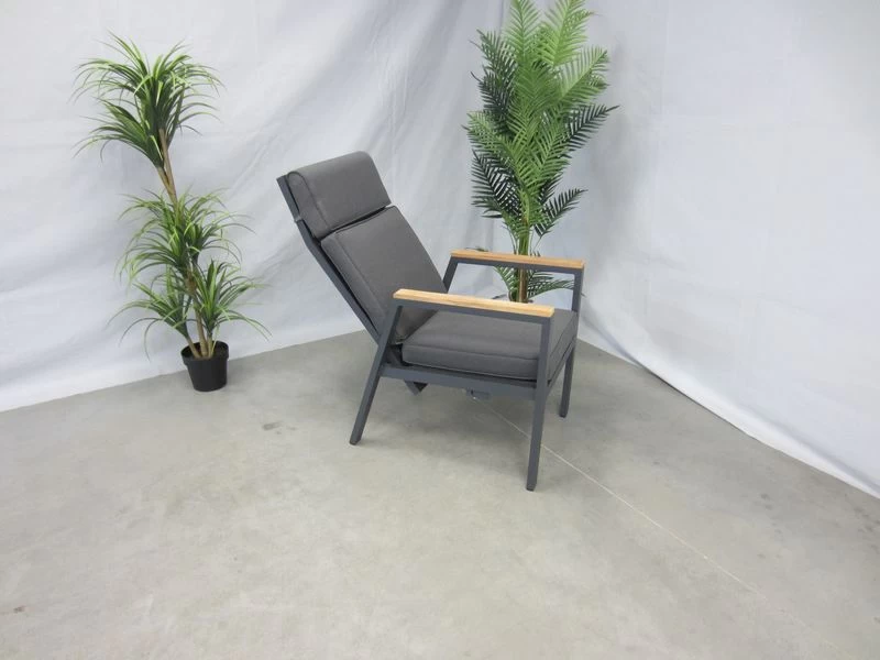 Te Velde Tuinmeubelen Palazzo Aluminium-teak Tuinstoel Verstelbaar - Image 6