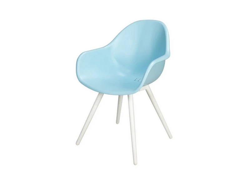 Beach7 Geneva Armstoel Wit Aqua