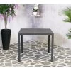 Sensline Jersey Tuintafel Polywood 90 Antraciet