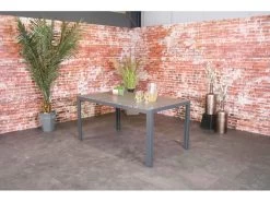 Sensline Jersey Tuintafel Polywood 160 Antraciet