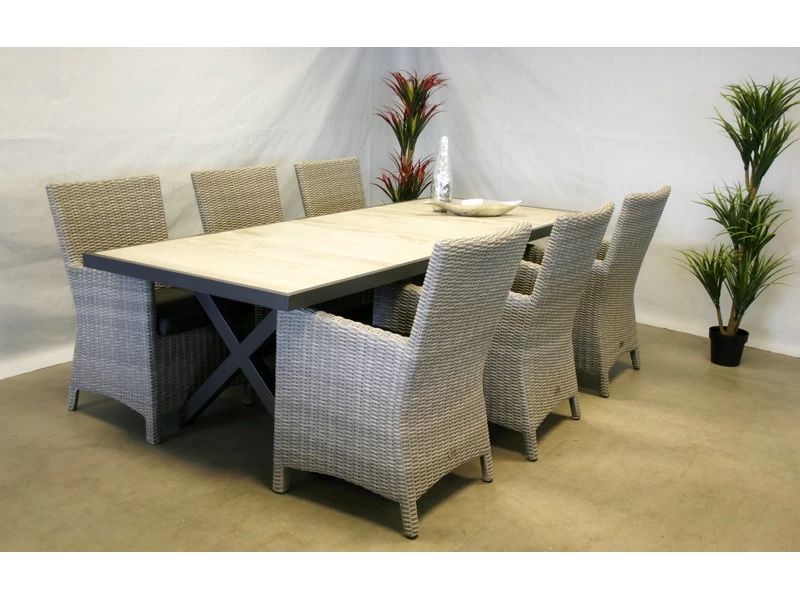 Te Velde Tuinmeubelen Tuinset Amy Met Canterbury Tuintafel - Image 2