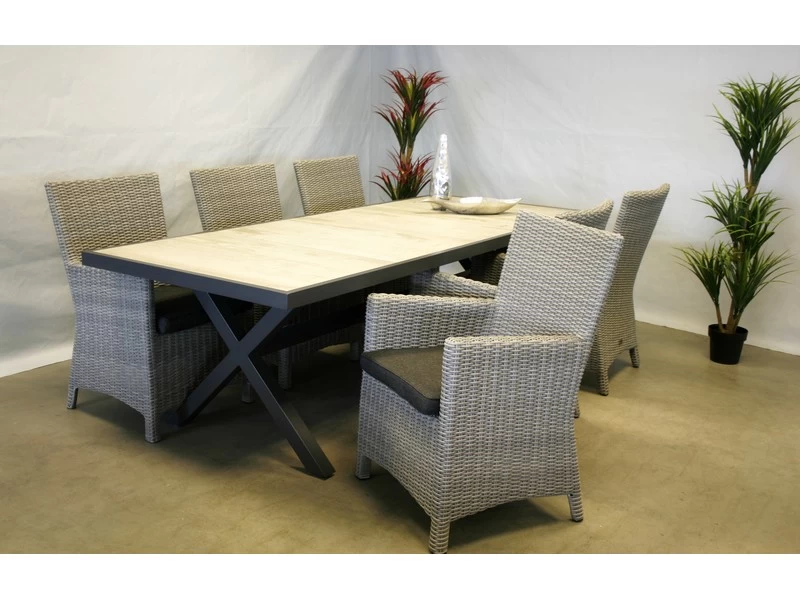 Te Velde Tuinmeubelen Tuinset Amy Met Canterbury Tuintafel - Image 5