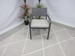 Te Velde Tuinmeubelen Barolo Aluminium Tuinstoel Antraciet