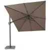 Platinum Zweefparasol Challenger T² Premium 3,5 X 2,6 Havanna