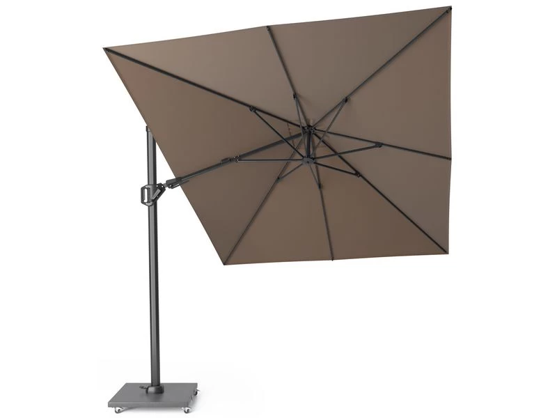 Platinum Zweefparasol Challenger T² Premium 3,5 X 2,6 Havanna