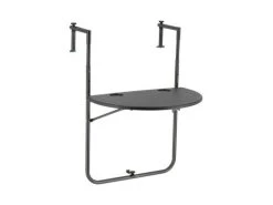 Gimeg Livin Outdoor Balkontafel Halfrond Antraciet