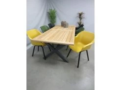 Hartman Tuinset Sophie Element Kleur Met Kruispoot Teaktafel 240