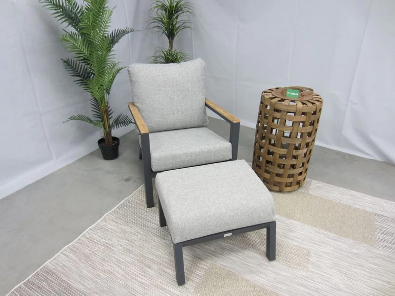 Te Velde Tuinmeubelen Paleros Lounge Stoel - Image 4