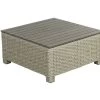 Beach7 Birdwood Footstool Tafel Vierkant Cloudy Grey