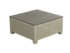 Beach7 Birdwood Footstool Tafel Vierkant Cloudy Grey