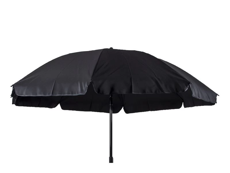 Bo-Camp Parasol Met Knikarm Ø 165 Cm Zwart