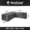 Platinum AeroCover Loungesethoes Hoekset L 255