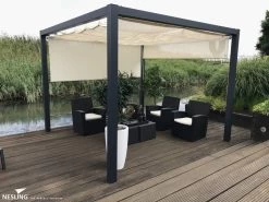 Nesling Pergola Aluminium Vrijstaand 3,19 X 3,19 Mtr.