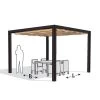 Nesling Aluminium Pergola Optiva Coolfit 402 X 402 Sand