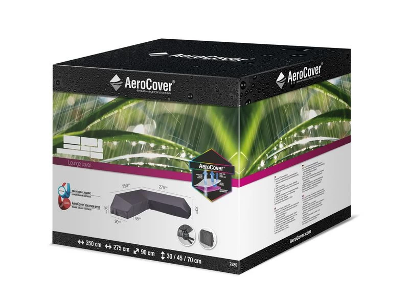 Platinum Aerocover Loungeset Platformhoes Rechts 350x275x90xH30/45/70 - Image 3