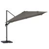 Garden Impressions Zweefparasol Hawaii 3 X 3 Mtr Grijs