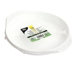 Papstar Weggooi Servies Platteborden 2 Vaks