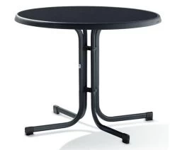 Sieger Tuin-tafel Ø 86 Cm D.grijs Leisteen Decor.